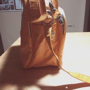 Vintage Adidas mustard yellow messenger bag 1970's era